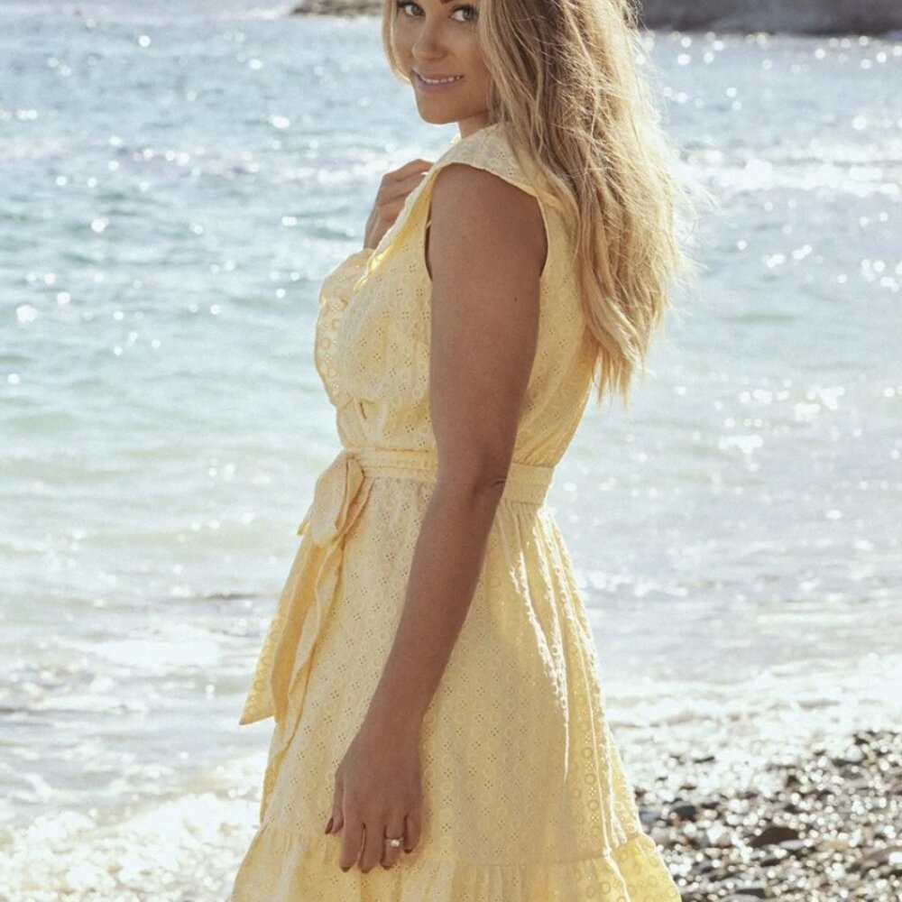 LC Lauren Conrad | Ruffle Wrap Dress